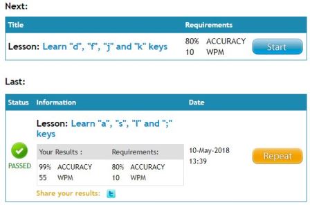 Typing Lessons - Learn How To Type with 10 fingers